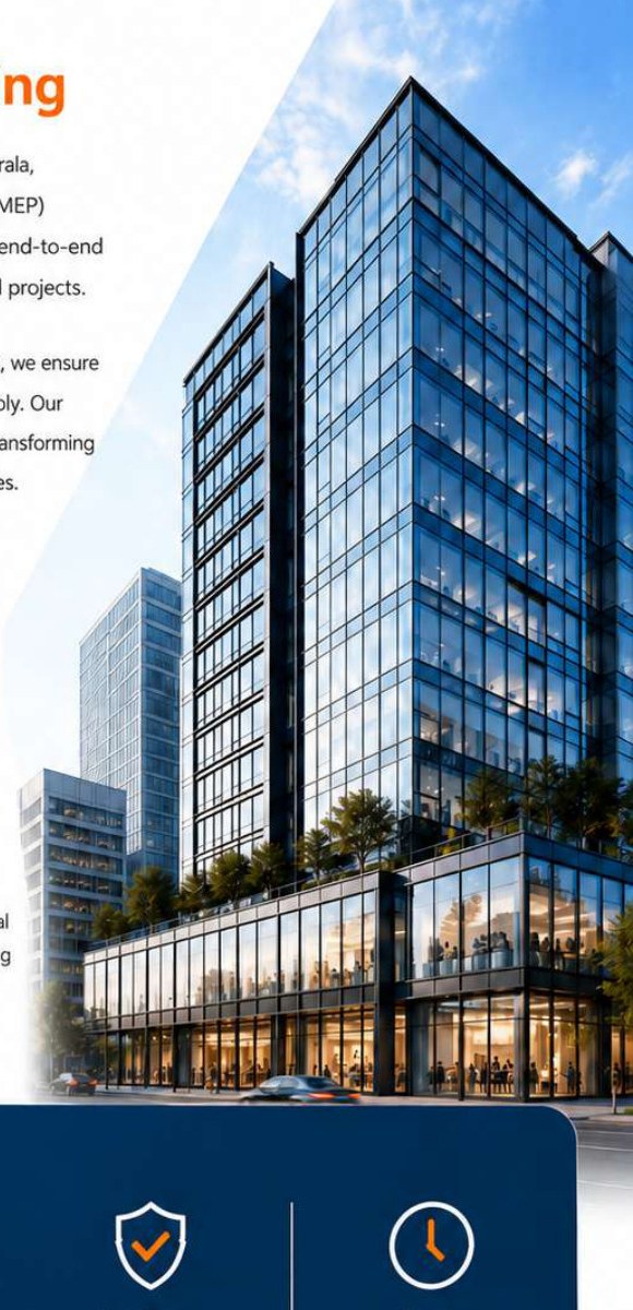 Modern commercial building from the brochure